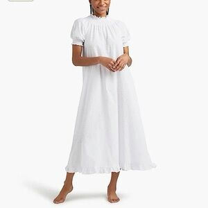Hill House Home Caroline Swiss dot white nap dress